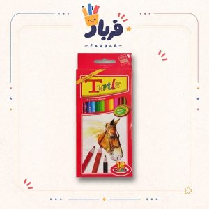 مداد رنگی 12 رنگ لاکپشت