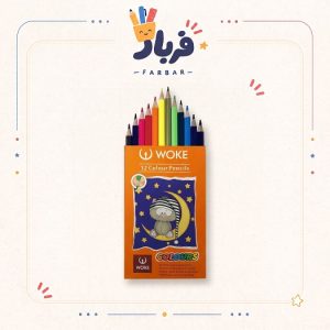 مداد رنگی 12 رنگ وک