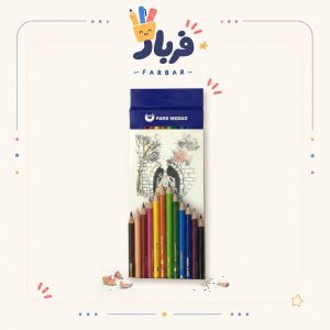 مداد رنگی پارس 12 رنگ
