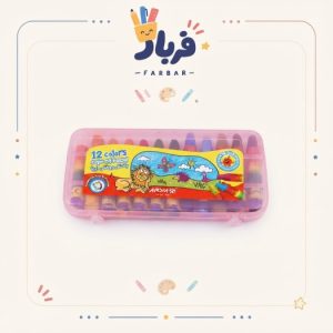 پاستل 12 رنگ جلد طلقی
